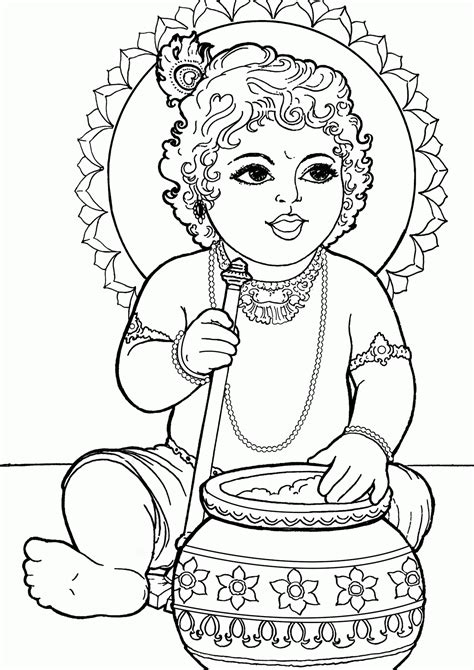 Lord Krishna Printable Pictures